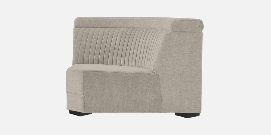 Draco Fabric 6 Seater Corner Sofa In Ash Grey Colour - Febonic Living