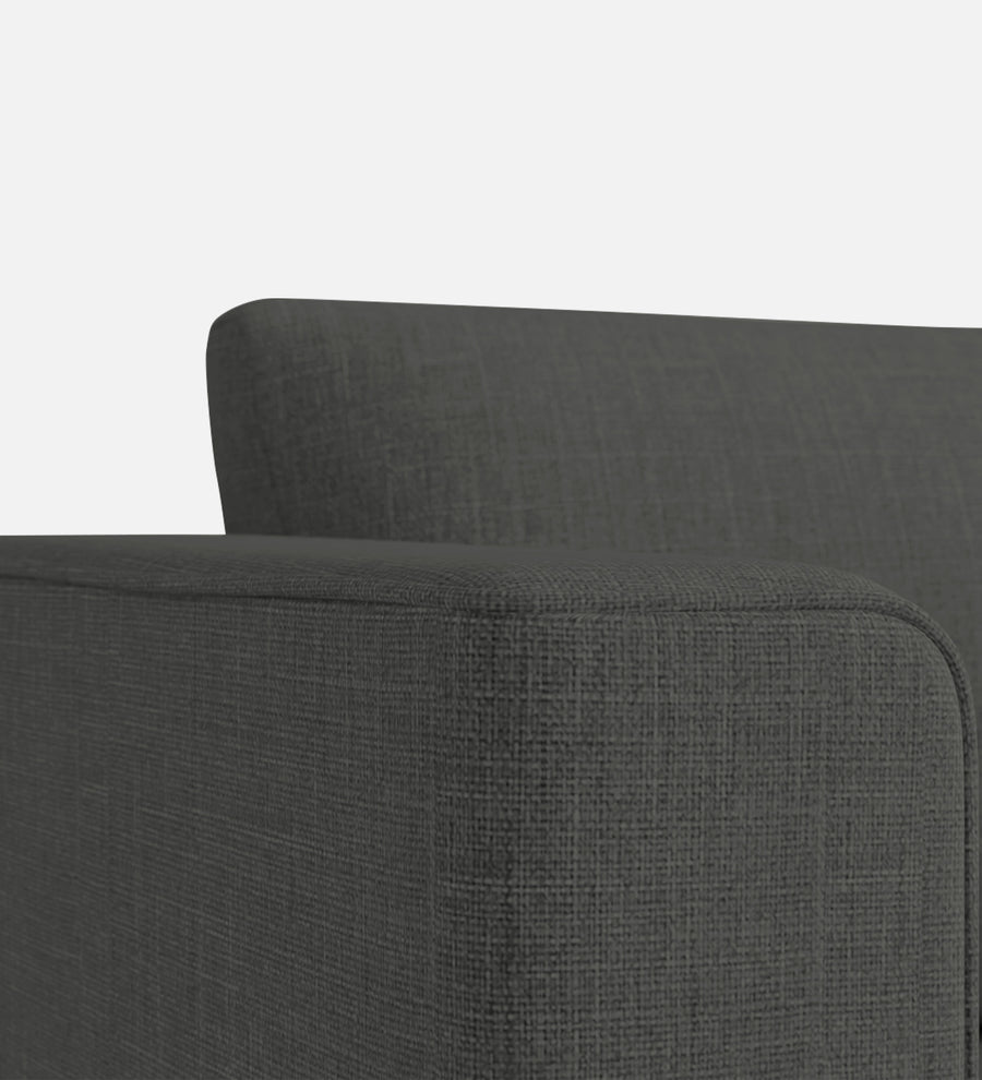 Kenia Fabric 1 Seater Foldable Sofa Cum Bed In Charcoal Grey Colour - Febonic Living