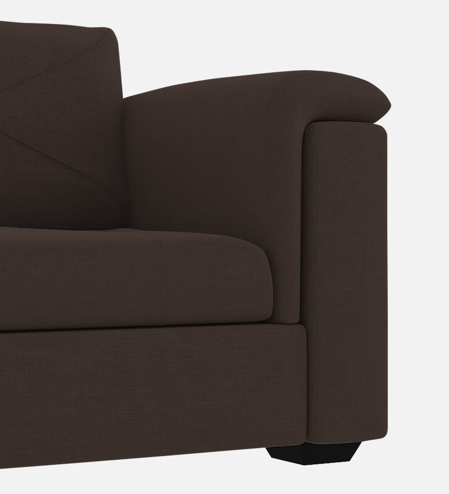 Andres Fabric 1 Seater Sofa In Coco Brown Colour - Febonic Living