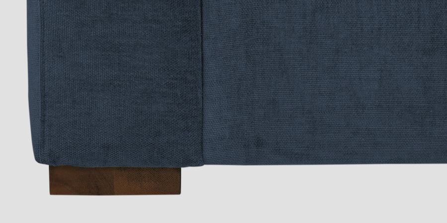 Dara Fabric 3 Seater Sofa In Denim Blue Colour - Febonic Living