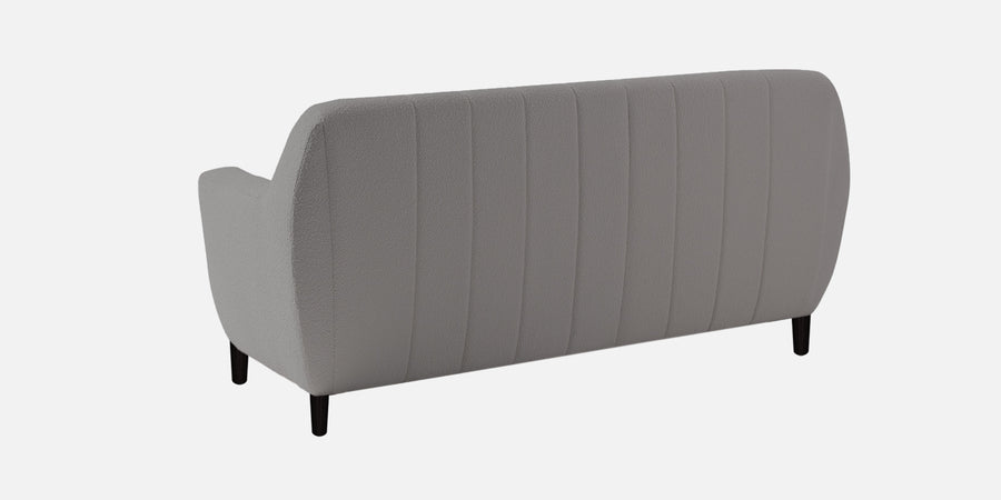 Nesco Boucle Fabric 2 Seater Sofa In Sweden Grey Colour - Febonic Living
