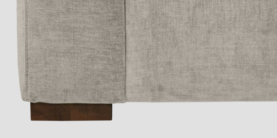 Dara Fabric 2 Seater Sofa In Ash Grey Colour - Febonic Living