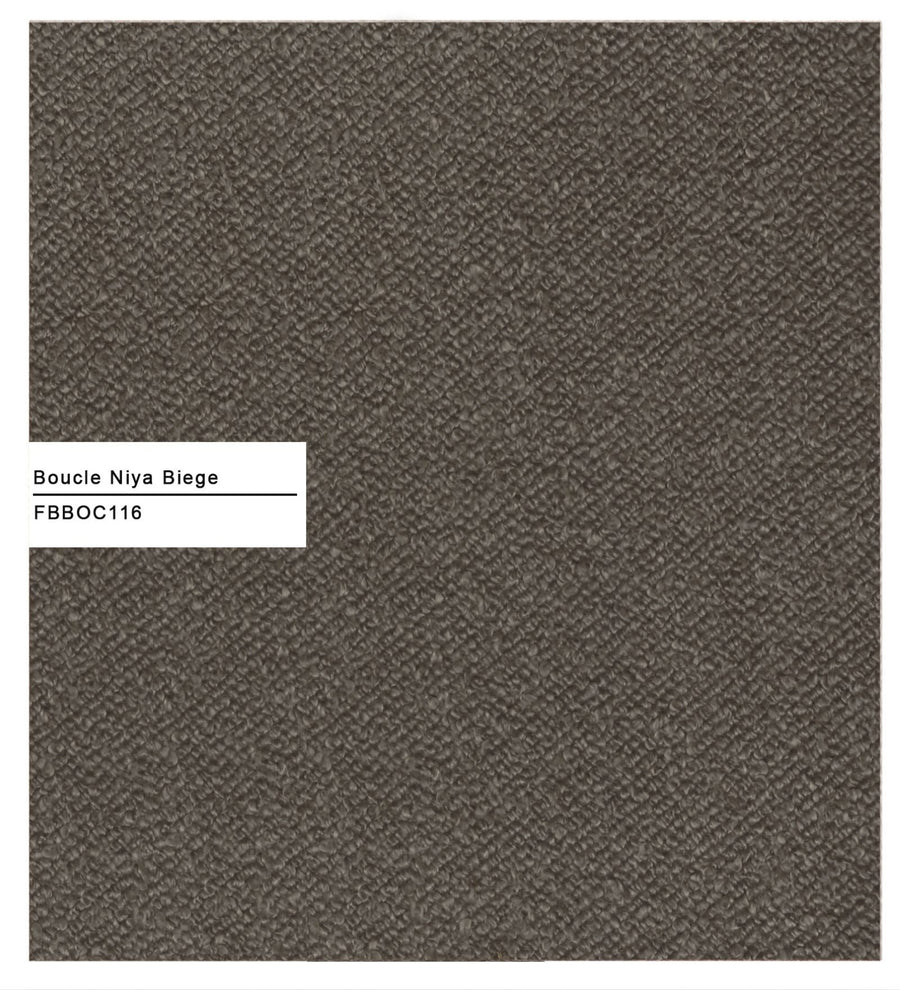 Lark Boucle Bench In Niya Beige Colour - Febonic Living