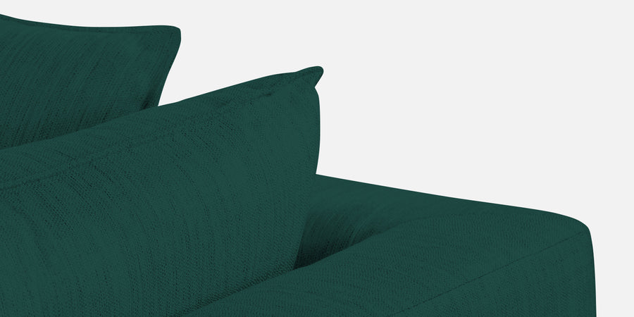 Ziggy Fabric Lhs Sectional Sofa 3 Lounger In Sage Green Colour - Febonic Living