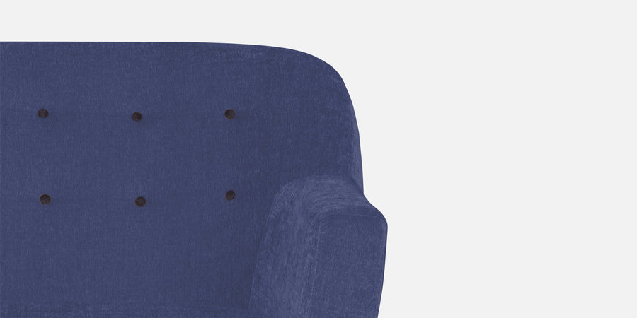 German Fabric 2 Seater Sofa In Slate Blue Colour - Febonic Living