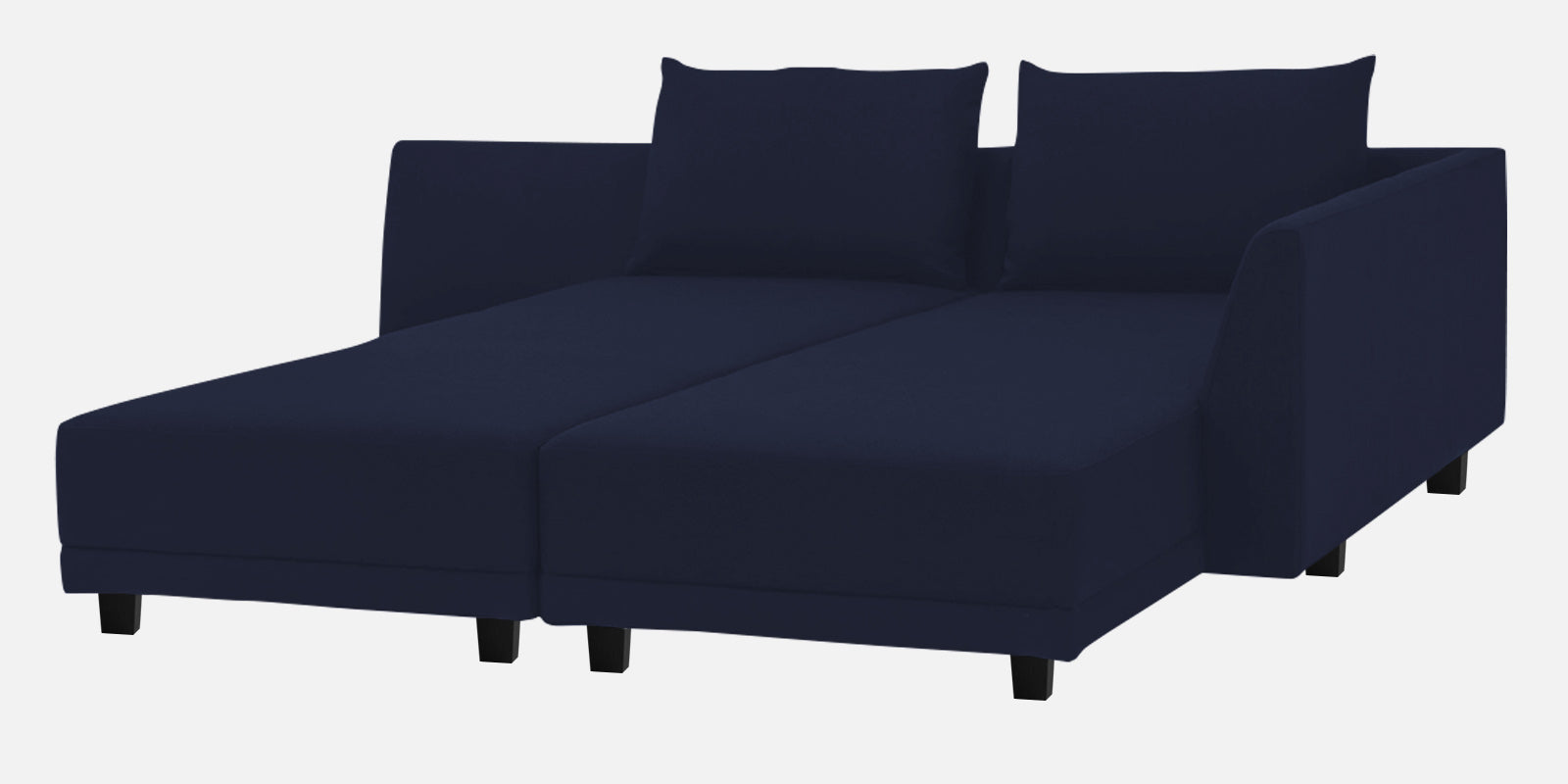 Ira Fabric LHS 6 Seater Sofa Cum Bed In Royal Blue Colour