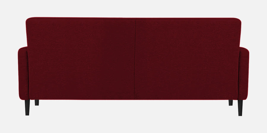 Marq Fabric 3 Seater Sofa In Ruby Red Colour - Febonic Living