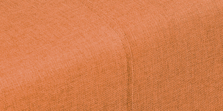 Devo Fabric 2 Seater Sofa In Dark Orange Colour - Febonic Living