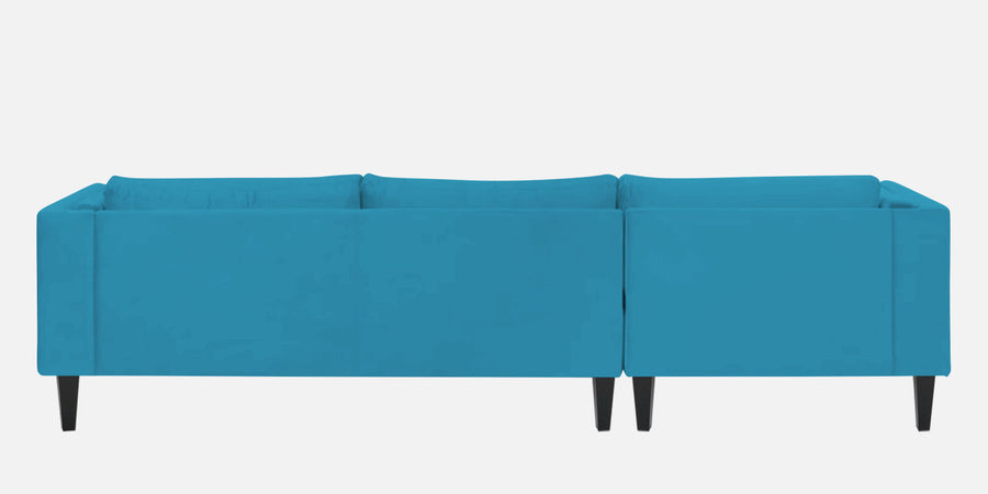 Jasper Velvet Rhs Sectional Sofa 3 Lounger In Aqua Blue Colour - Febonic Living