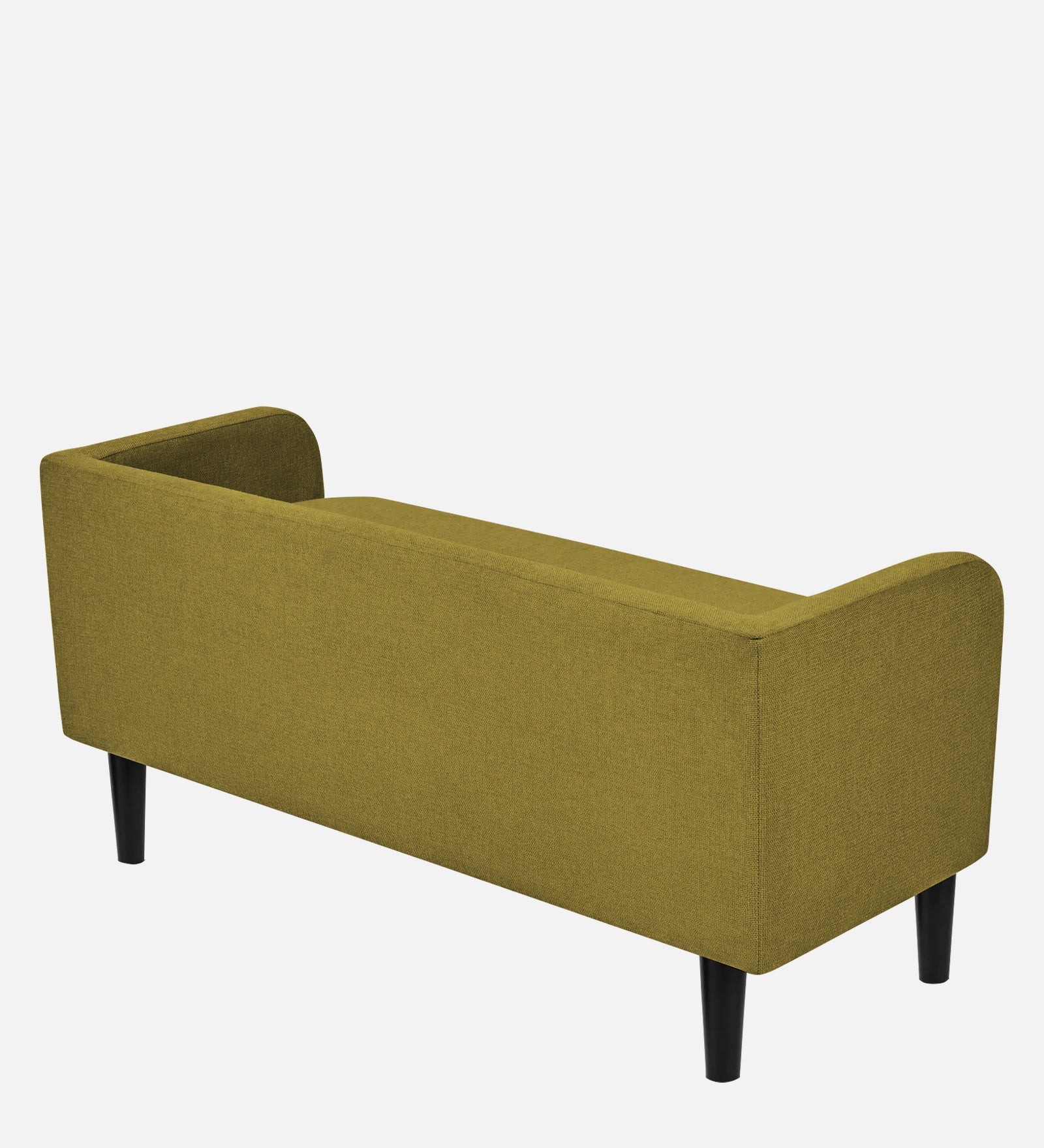 Maya Fabric Bench In Parrot Green Colour