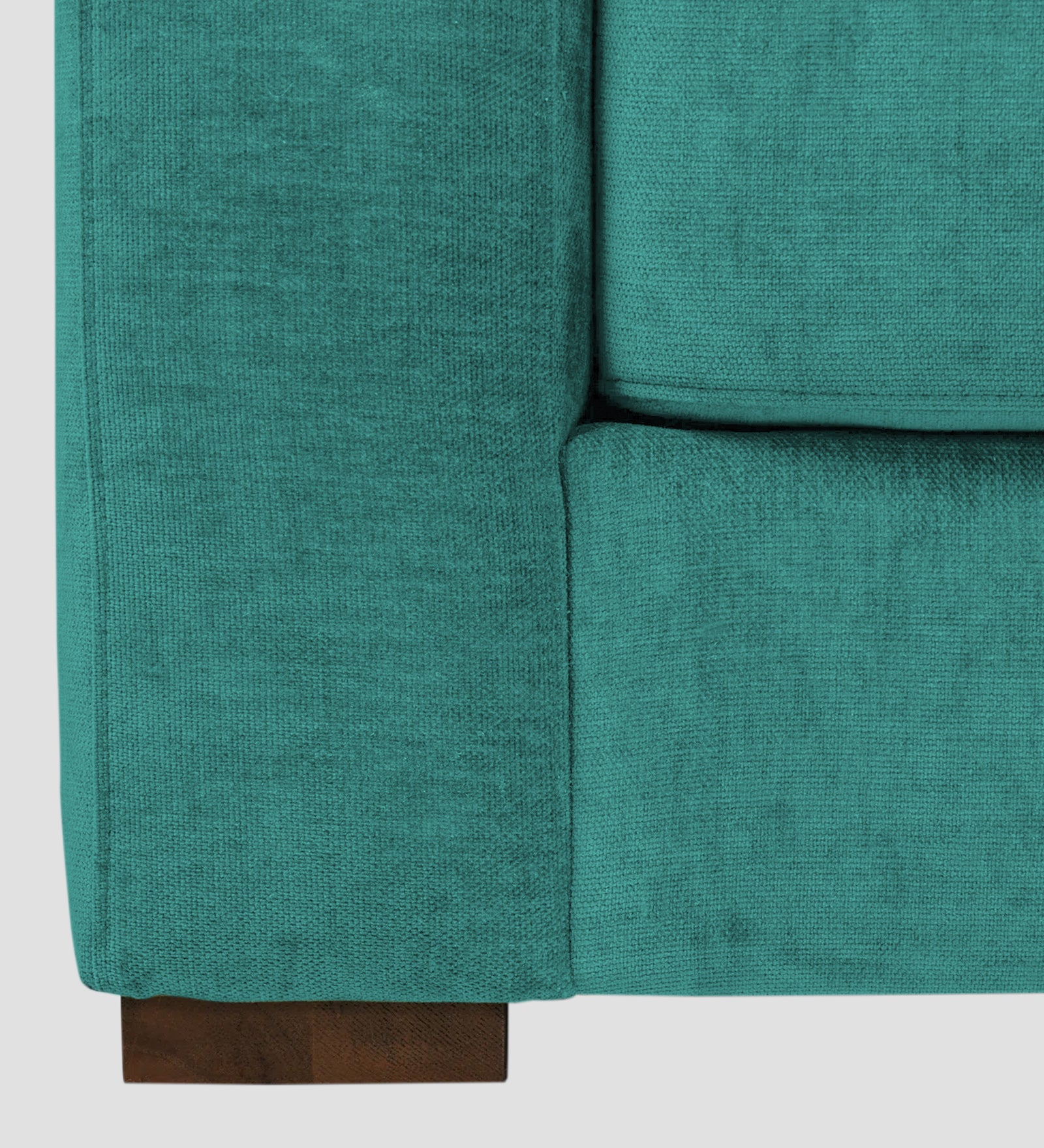 Adara Fabric 1 Seater Sofa In Sea Green Colour