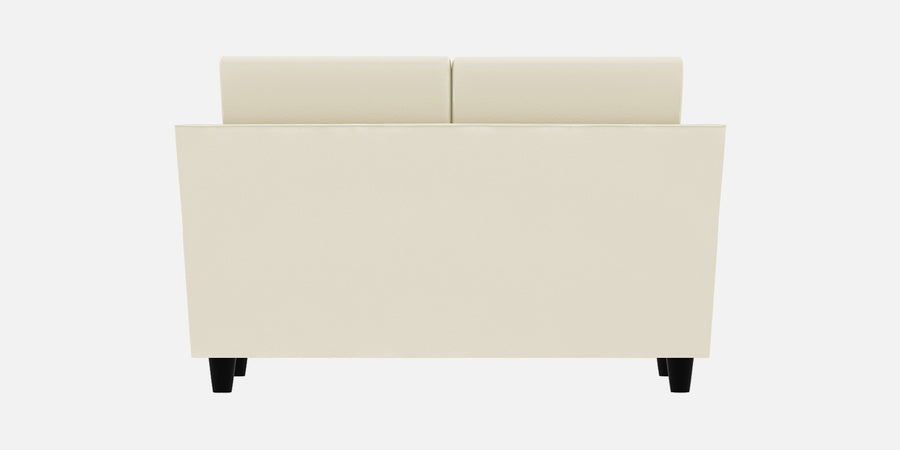 Bristo Velvet 2 Seater Sofa In Warm White Colour With Storage - Febonic Living