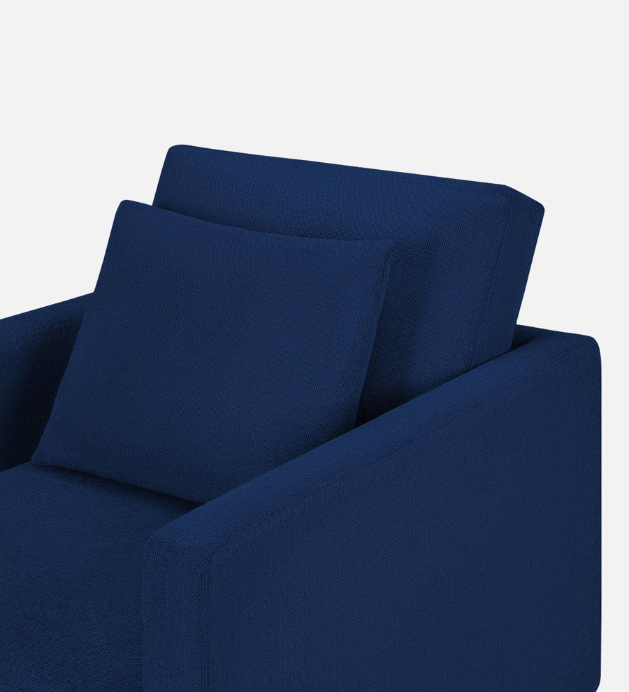 Kera Fabric 1 Seater Sofa In Royal Blue Colour - Febonic Living