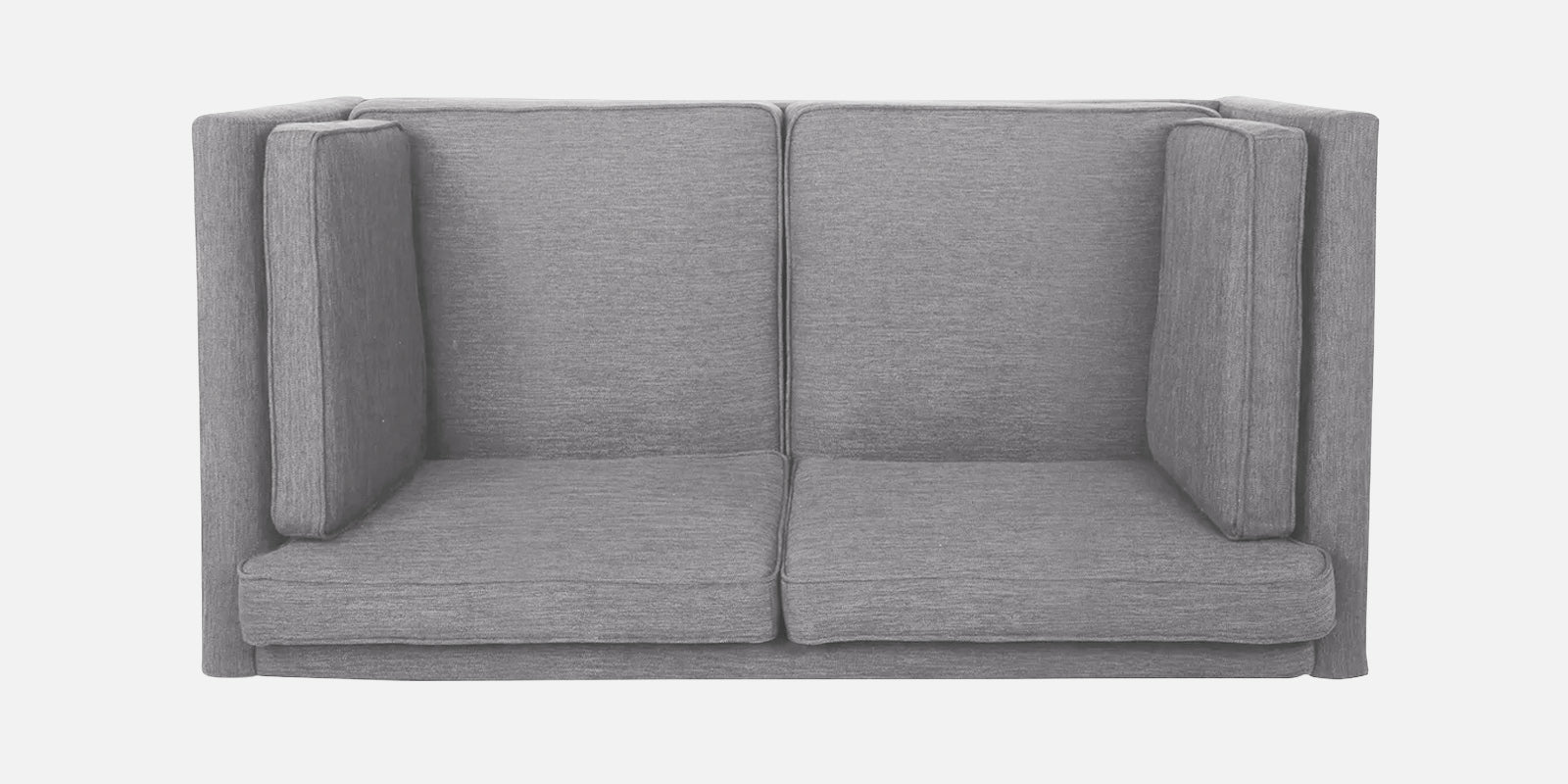 Nigar Fabric 2 Seater Sofa in Lit Grey Colour