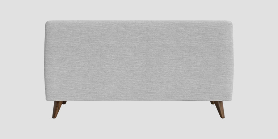 Jasmin Fabric 2 Seater Armless Sofa In Lit Grey Colour - Febonic Living