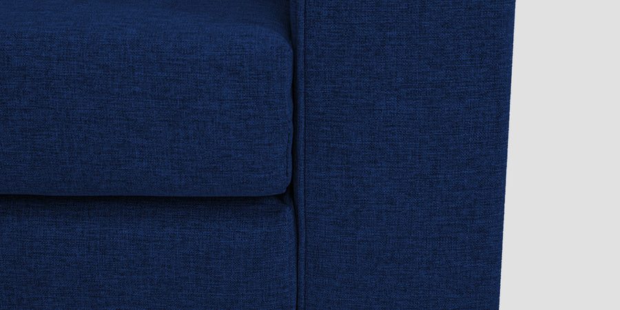 Kenia Fabric 2 Seater Foldable Sofa Cum Bed In Royal Blue Colour - Febonic Living