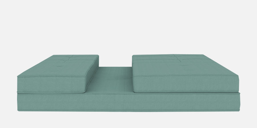 Cora Fabric 2 Seater Foldable Sofa Cum Bed In Suka Blue Colour - Febonic Living