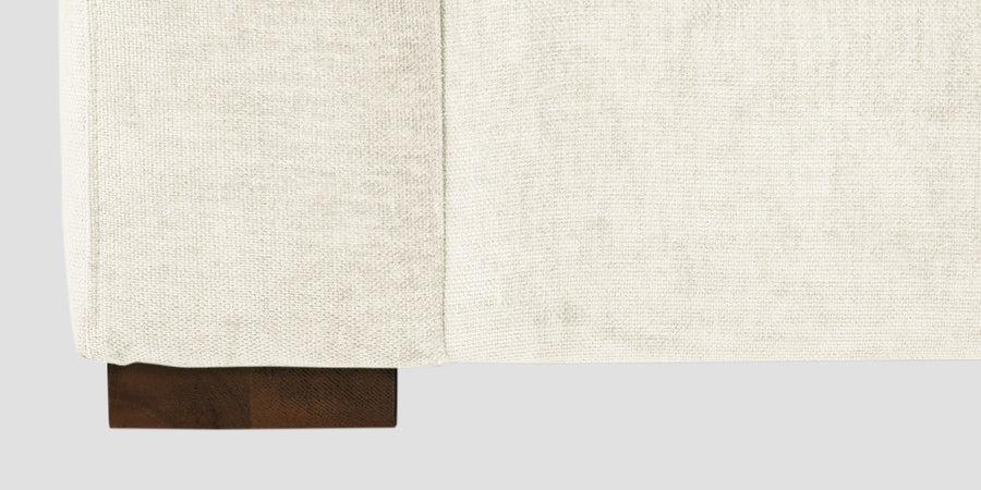 Dara Fabric 3 Seater Sofa In Ivory Cream Colour - Febonic Living