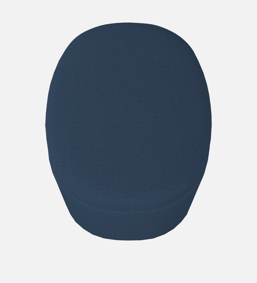 Ruggy Fabric Ottoman In Denim Blue Colour With Storage - Febonic Living