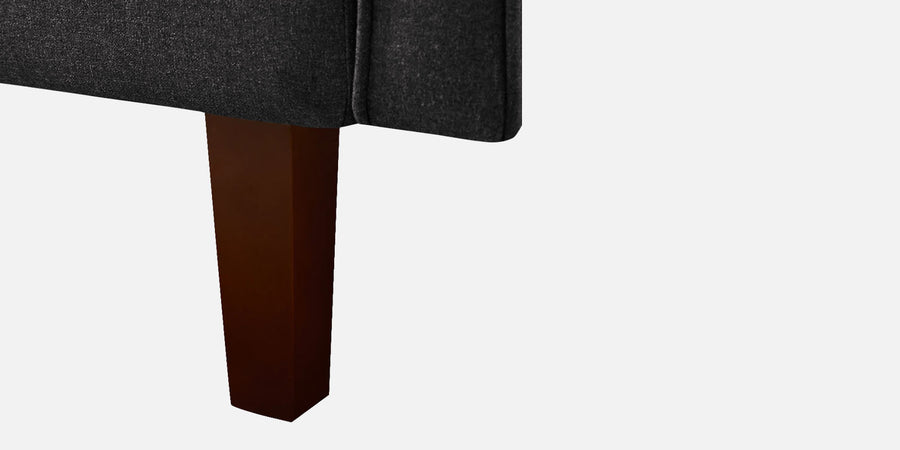 Nebia Fabric 3 Seater Convertible Sofa Cum Bed In Maba Grey Colour - Febonic Living