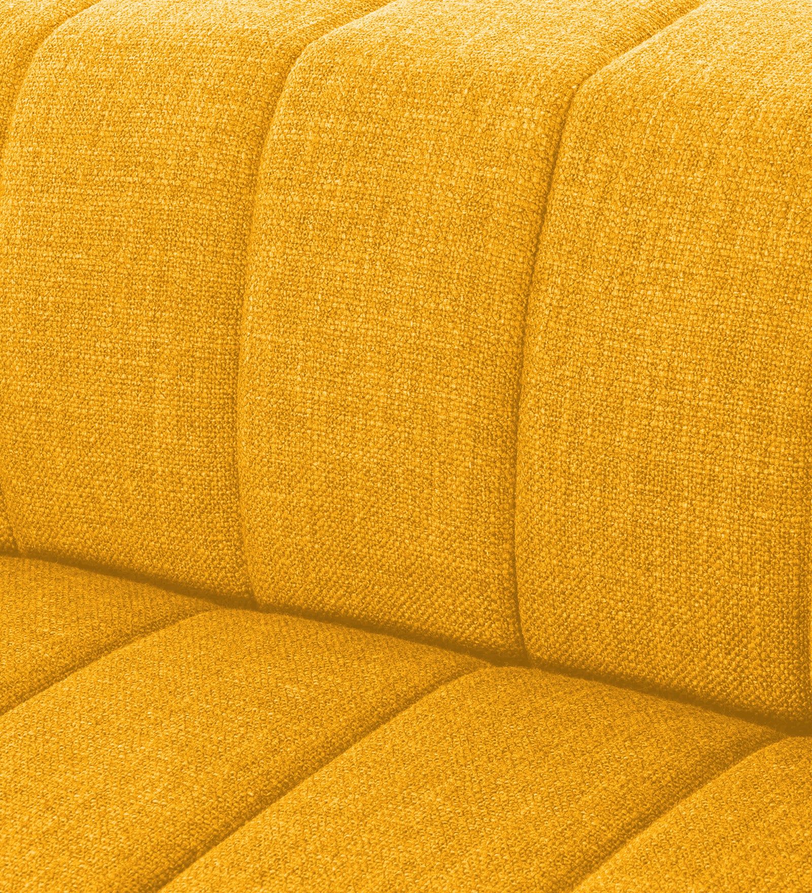 Lara Fabric 1 Seater Sofa in Bold Yellow Colour