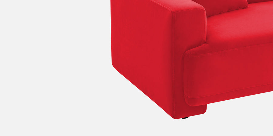 Kosta Velvet 2 Seater Sofa In Ox Blood Maroon Colour - Febonic Living