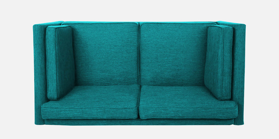 Nigar Fabric 2 Seater Sofa In Sea Green Colour - Febonic Living