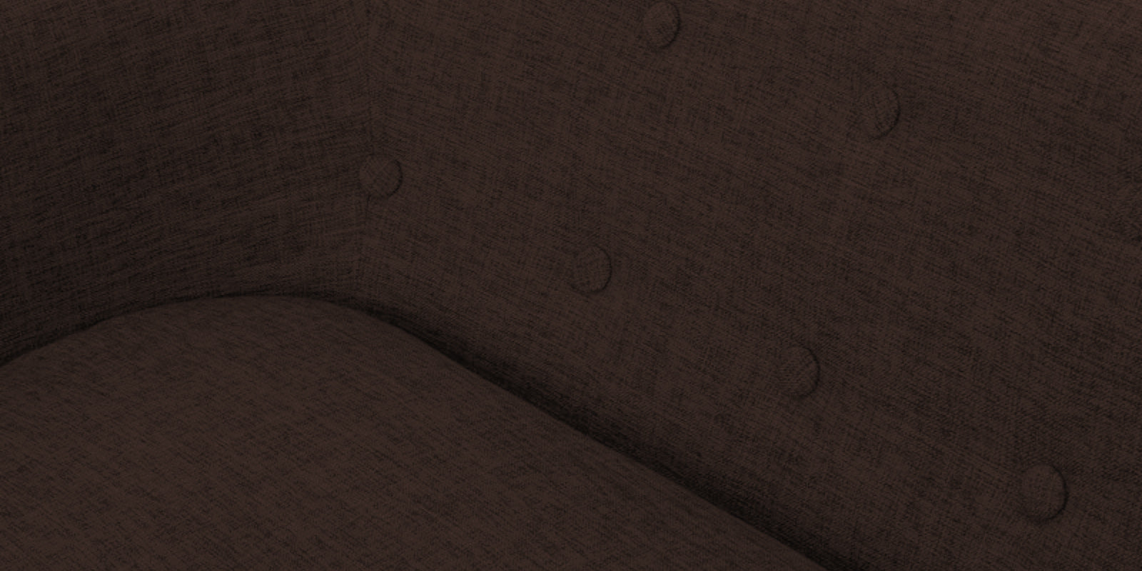 Casper Fabric 3 Seater Sofa In Coffee Brown Colour - Febonic Living
