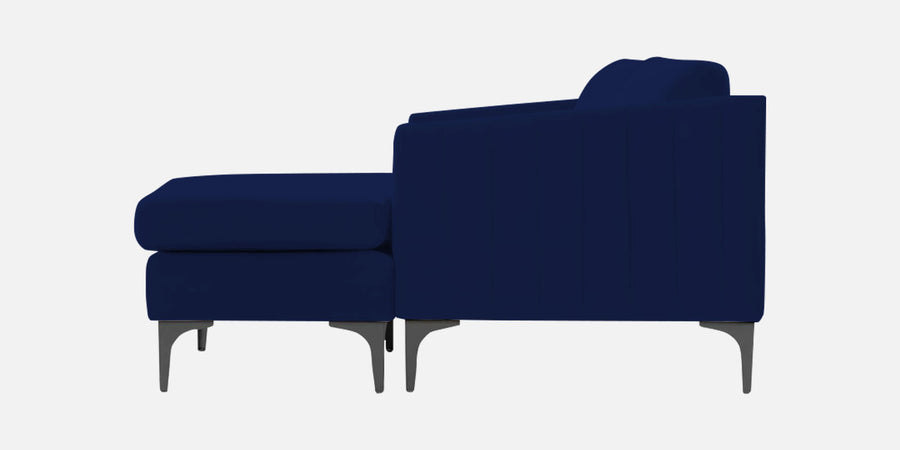 Haru Fabric Rhs Sectional Sofa 3 Lounger In Imperial Blue Colour - Febonic Living