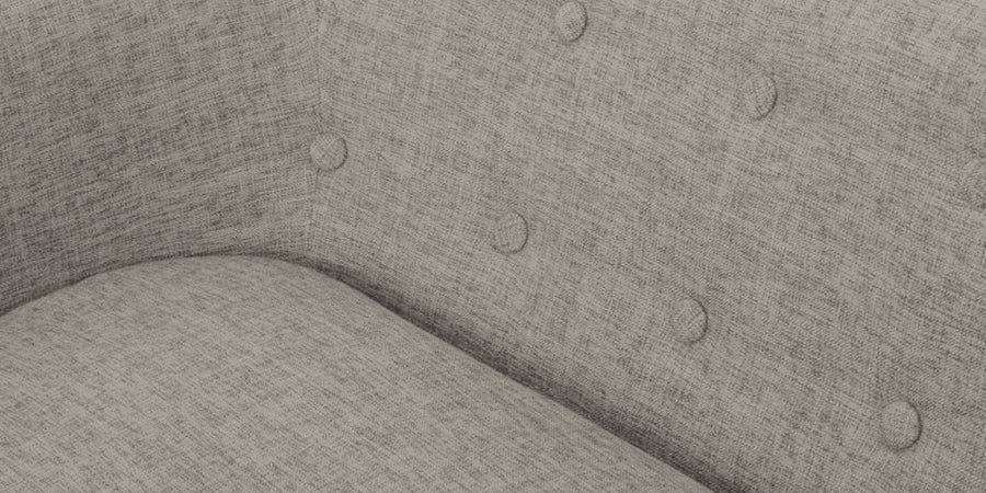 Casper Fabric 3 Seater Sofa In Ash Grey Colour - Febonic Living