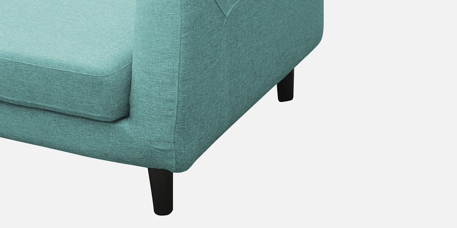 Natasha Velvet Rhs Sectional Sofa 3 Lounger In Barmunda Aqua Colour - Febonic Living