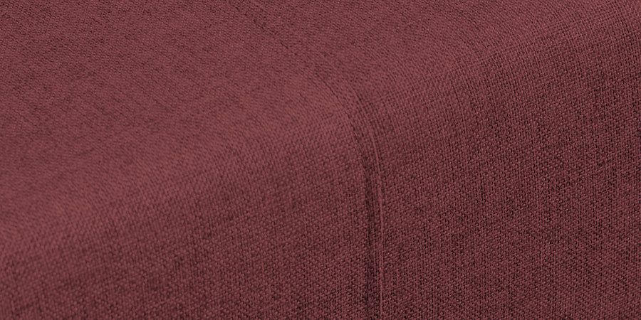 Devo Fabric 3 Seater Sofa In Blaze Red Colour - Febonic Living