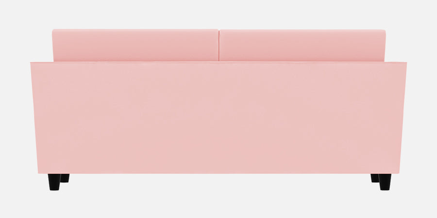 Bristo Velvet 3 Seater Sofa In Millennial Pink Colour With Storage - Febonic Living