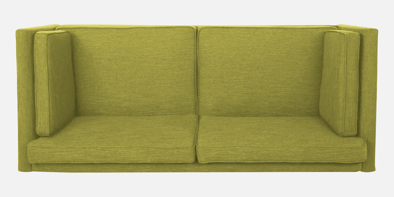 Nigar Fabric 3 Seater Sofa in Parrot Green Colour