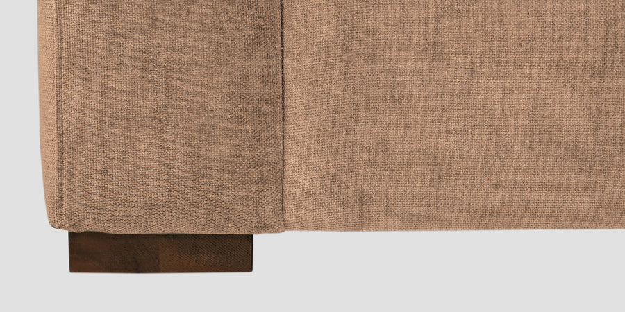 Dara Fabric 2 Seater Sofa In Cosmic Beige Colour - Febonic Living