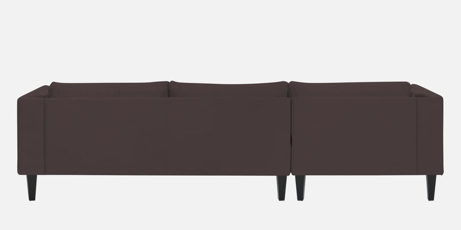 Jasper Velvet Rhs Sectional Sofa 3 Lounger In Mocha Brown Colour - Febonic Living