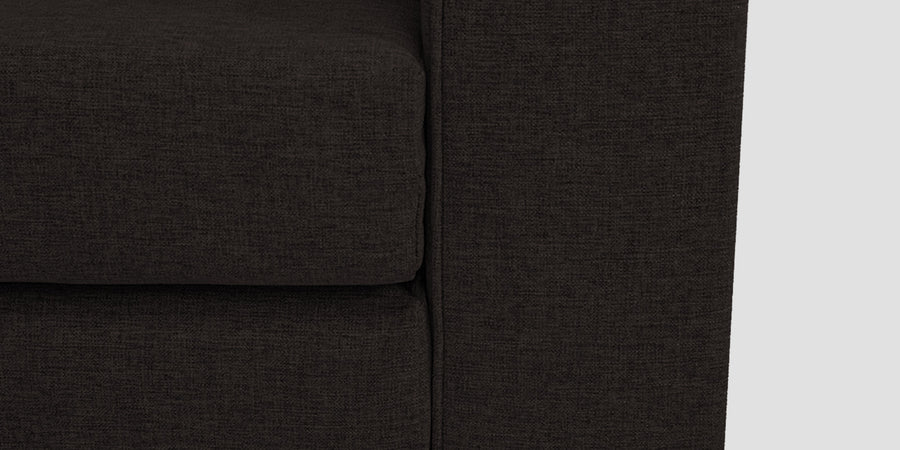 Kenia Fabric 3 Seater Foldable Sofa Cum Bed In Cara Brown Colour - Febonic Living