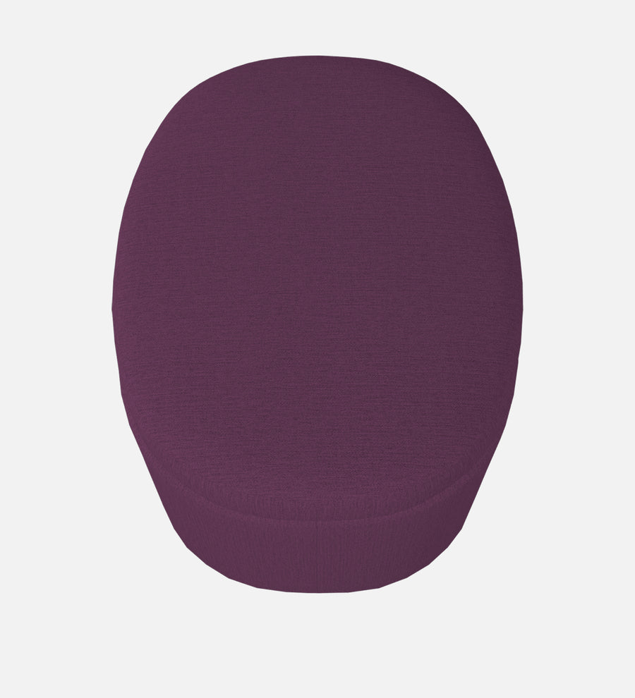 Ruggy Fabric Ottoman In Greek Purple Colour With Storage - Febonic Living
