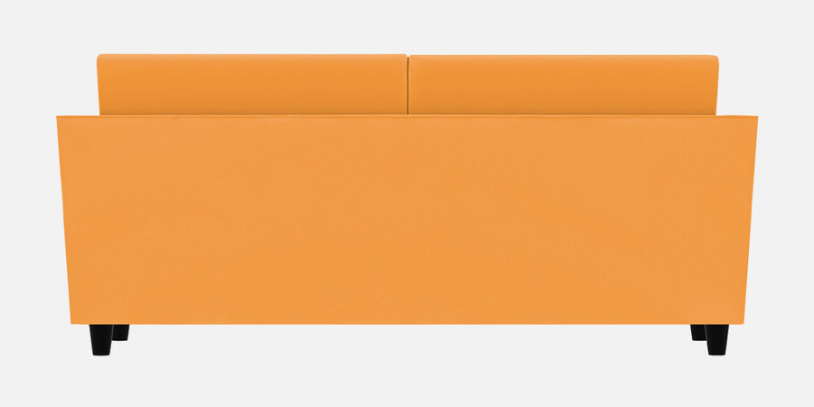 Bristo Velvet 3 Seater Sofa In Tangerine Orange Colour With Storage - Febonic Living