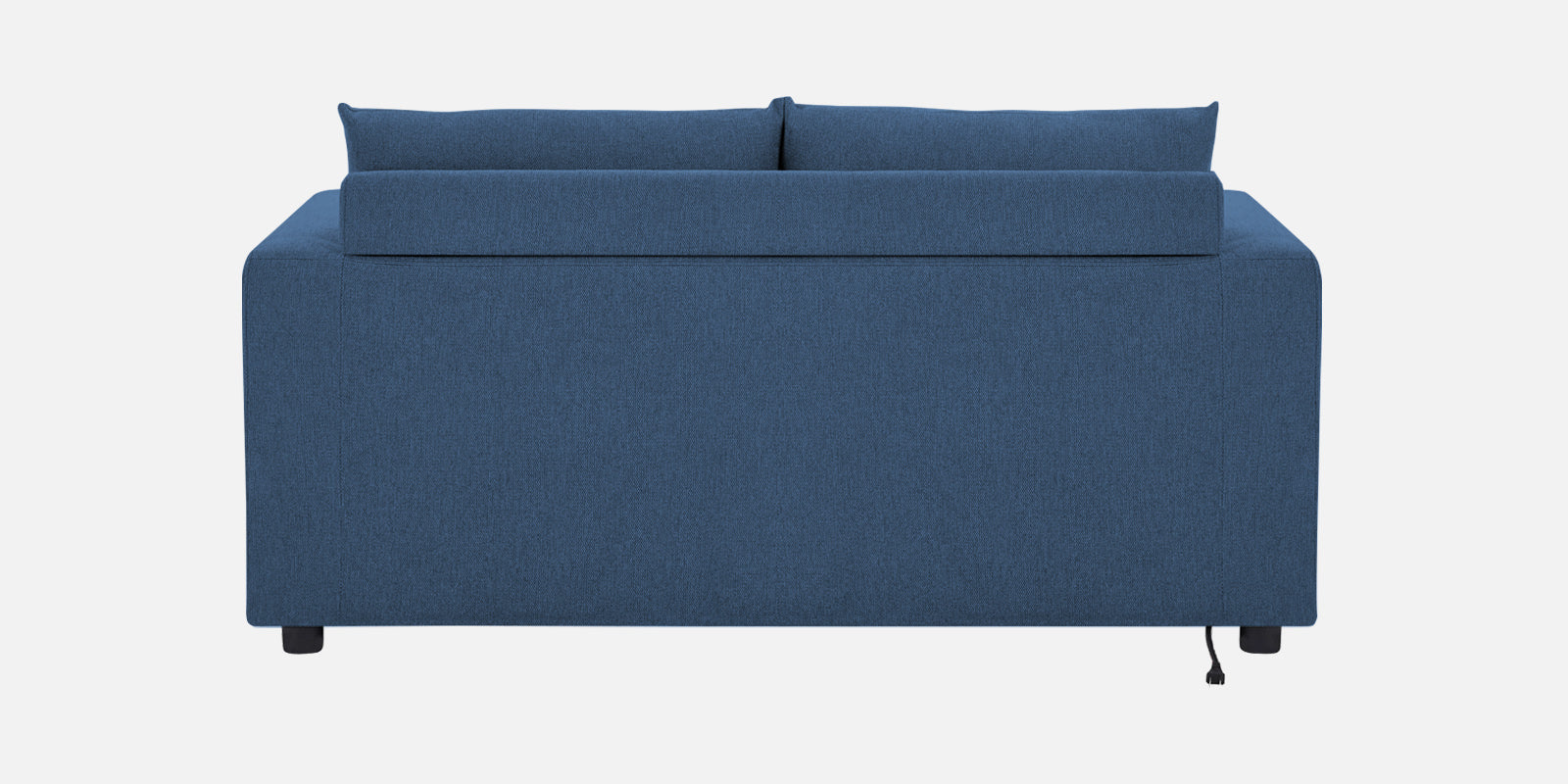 Roman Fabric 3 Seater Convertable Sofa Cum Bed in Light Blue Colour With Portable