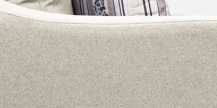 Kevin Fabric 2 Seater Sofa In Ivory Cream Colour - Febonic Living