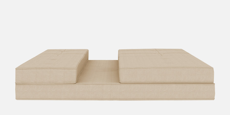 Cora Fabric 2 Seater Foldable Sofa Cum Bed In Woom Beige Colour - Febonic Living