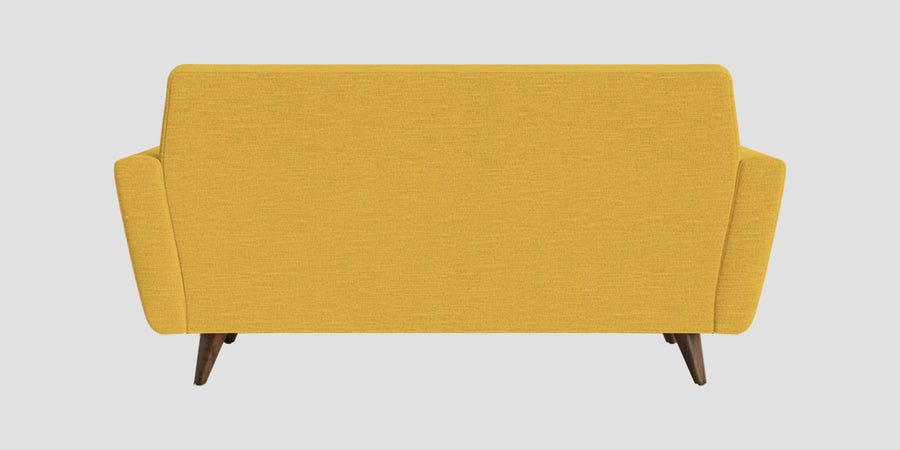 Jasmin Fabric 2 Seater Sofa In Bold Yellow Colour - Febonic Living
