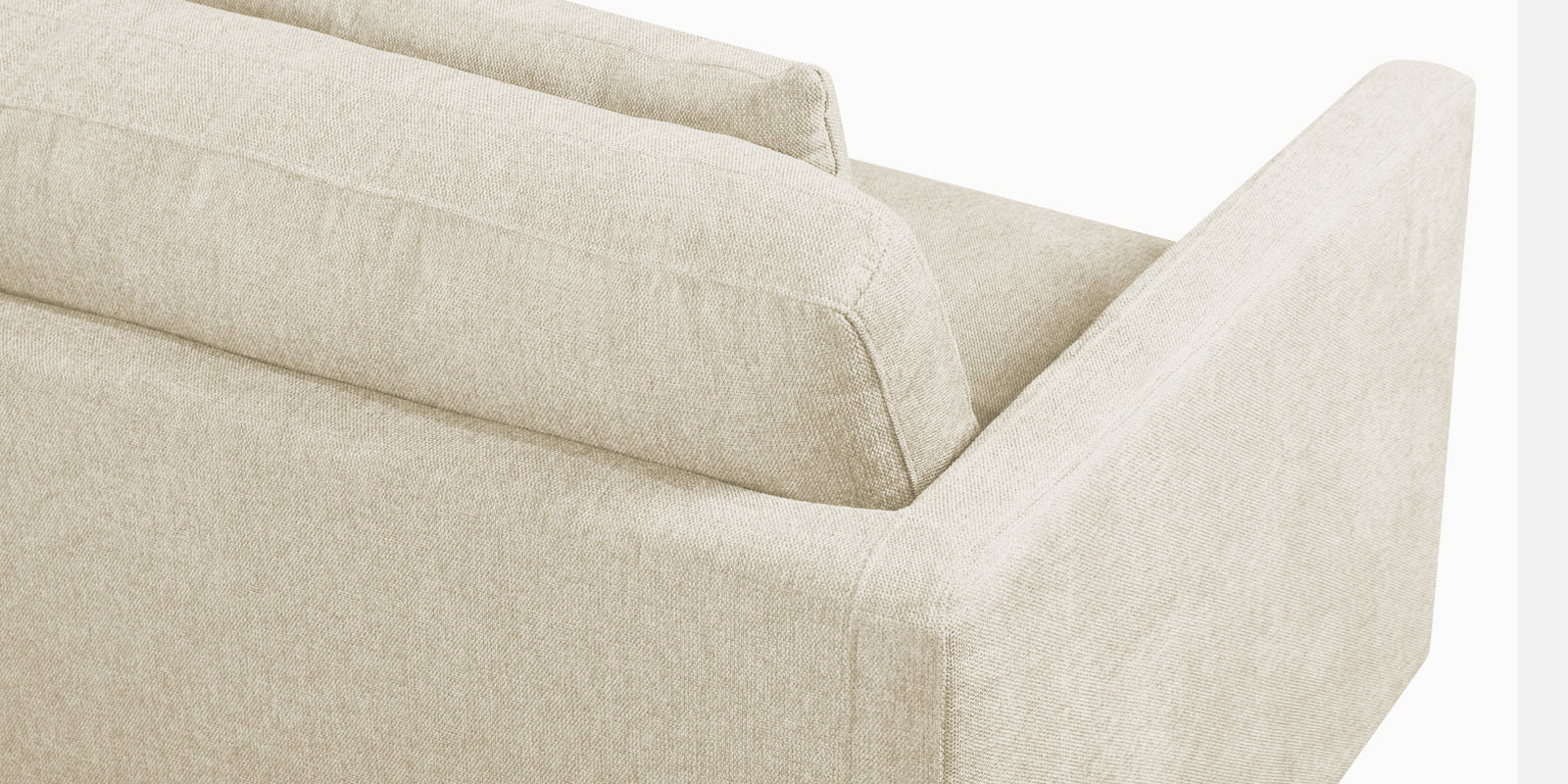 Kera Fabric 2 Seater Sofa in Ivory Cream Colour