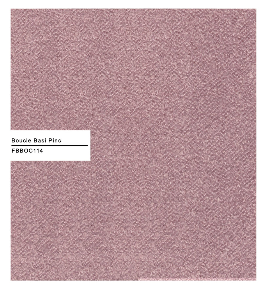 Lark Boucle Bench In Basi Pinc Colour - Febonic Living