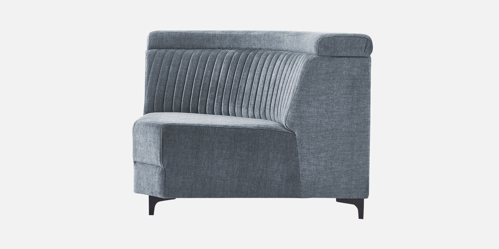 Draco Fabric Corner Sofa in Indigo Blue Colour