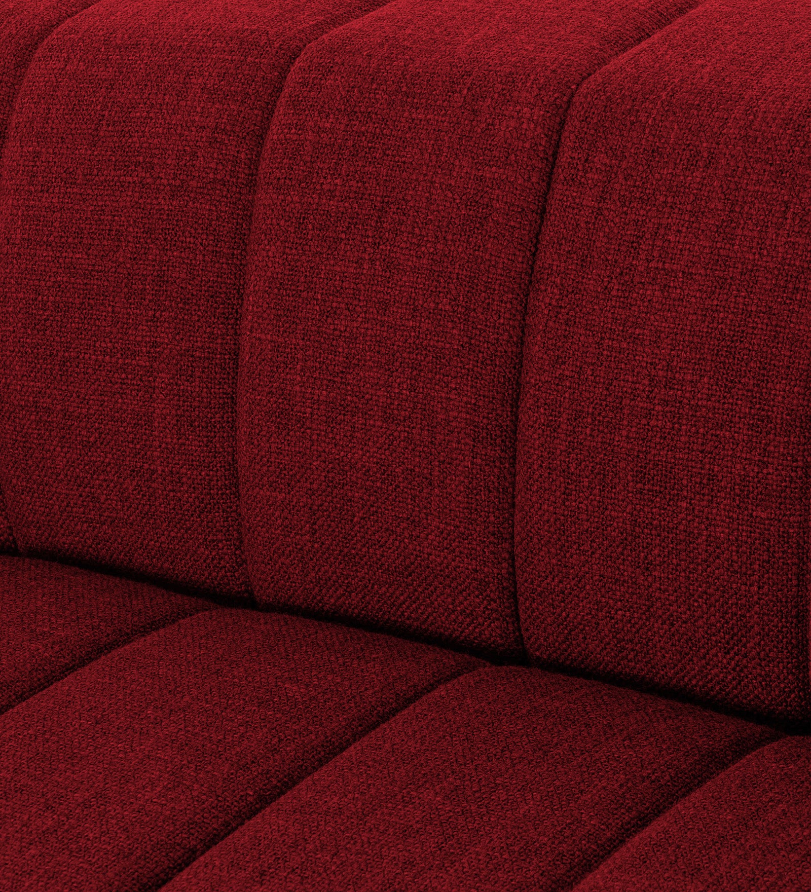 Lara Fabric 1 Seater Sofa in Blood Maroon Colour