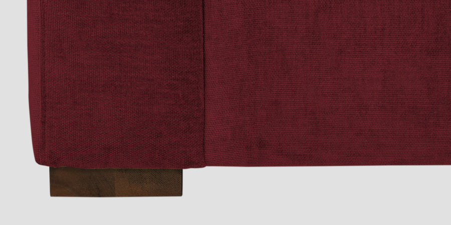 Dara Fabric 2 Seater Sofa In Blood Maroon Colour - Febonic Living