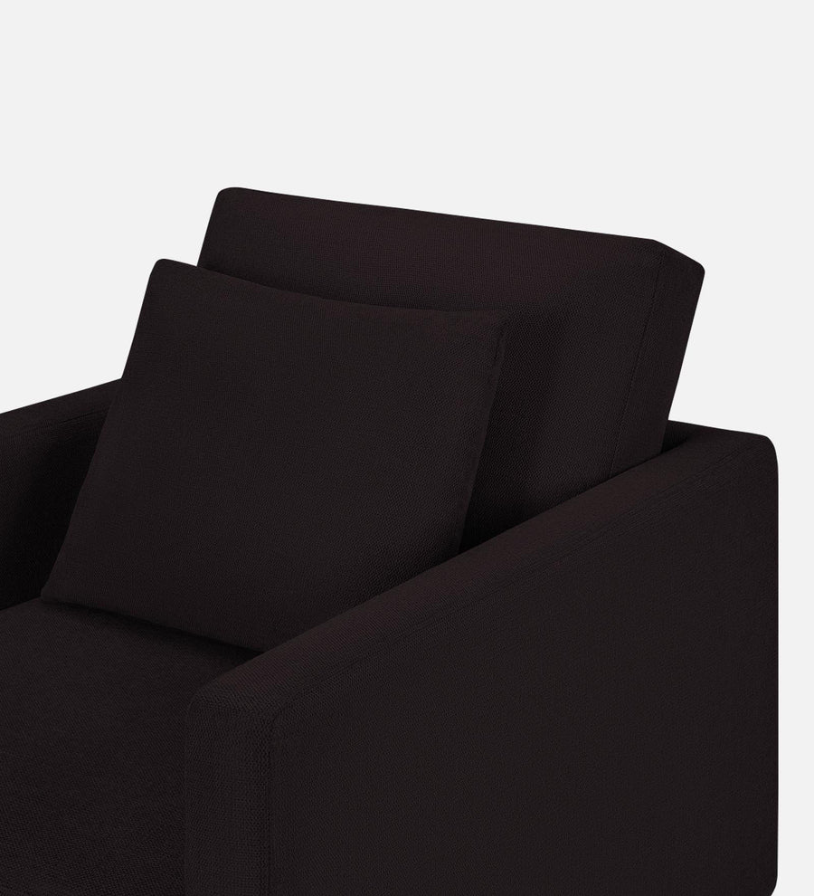 Kera Fabric 1 Seater Sofa In Cara Brown Colour - Febonic Living