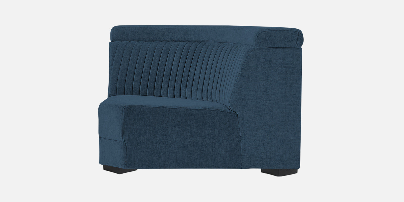 Draco Fabric 6 Seater Corner Sofa In Light Blue Colour - Febonic Living